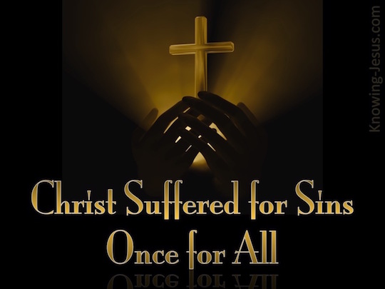 peter jesus once knowing suffered he verse