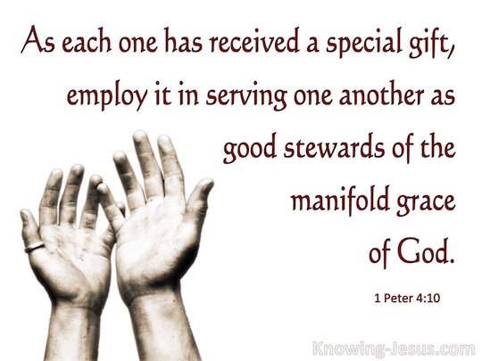 1 Peter 4 10 Verse Of The Day