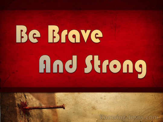 to become brave synonym