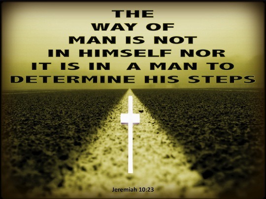 Jeremiah 10:23 - Verse of the Day