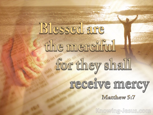 Matthew 5:7 - Verse of the Day