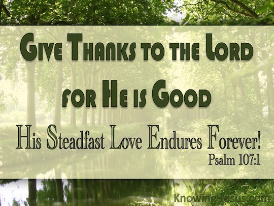 Psalm 107 1 Verse Of The Day psalm-107-1-verse-of-the-day