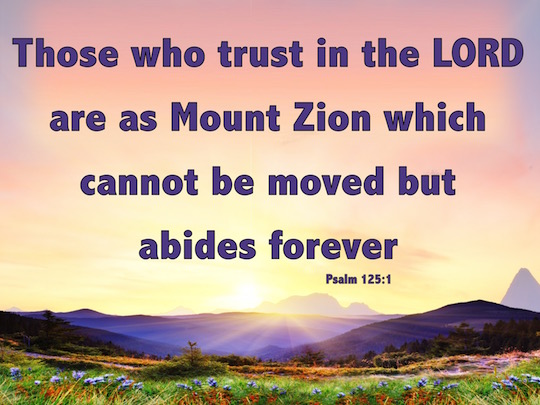 Psalm 125 1 Verse Of The Day