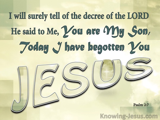 psalm 2 7 meaning