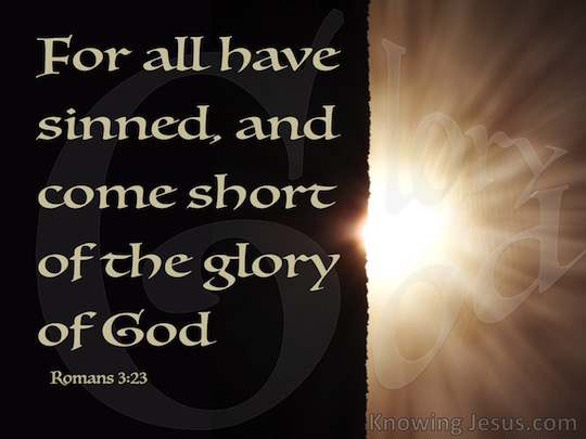 Romans 3:23 - Verse of the Day