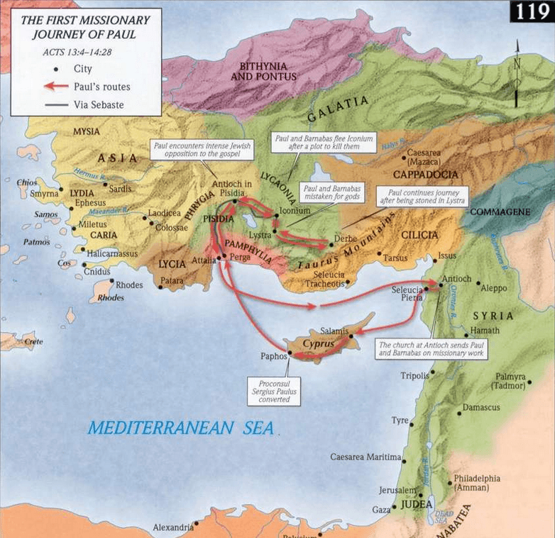 Paul's First Missionary Journey